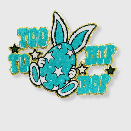 CP1077 - 'Too Hip To Hop' Chenille Patch