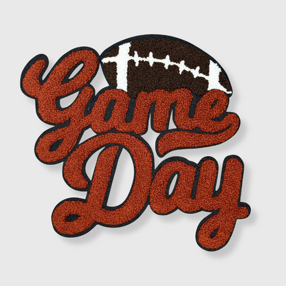 CP1083 - Football Game Day Chenille Patch