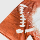 Football Brown Blank Faux Bleached Top