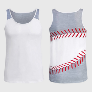 Baseball White Stitching Tank Top