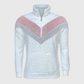 Sherpa V-Pannel Pink White Pullover Women