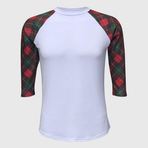 Buffalo Plaid White Red/Green Top Adult