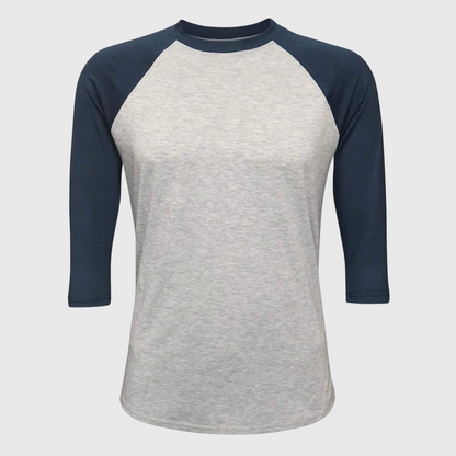 Baseball Polyester Raglan Tee - Gray Body