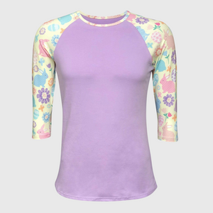 Easter Lavender Bunny Top