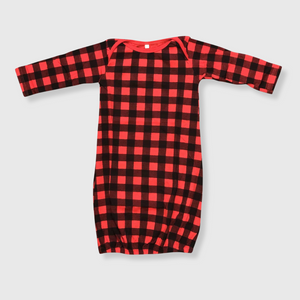 Buffalo Plaid Toddler Gown