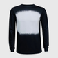 Faux Bleached Crewneck Long Sleeve Top