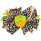 ILTEX Apparel Accessory Bow - Cheetah Pumpkin