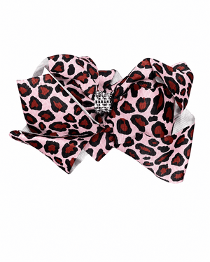 ILTEX Apparel Accessory Bow - Pink Cheetah Glitter