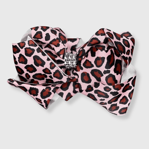 ILTEX Apparel Accessory Bow - Pink Cheetah Glitter