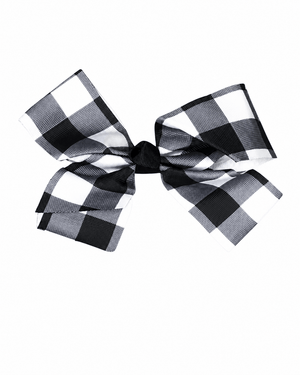 ILTEX Apparel Accessory Bow - Plaid Knot Black
