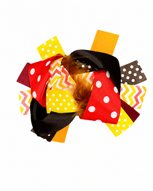 ILTEX Apparel Accessory Bow - Polka Chevron