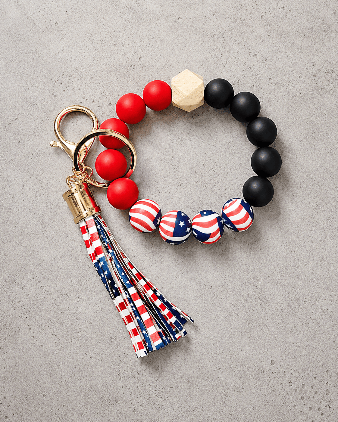 ILTEX Apparel Accessory Bracelet/Keychain - 4th of July