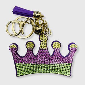 ILTEX Apparel Accessory KC1001 - Mardi Gras Crown Keychain