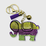 ILTEX Apparel Accessory KC1006 - Mardi Gras Elephant Keychain