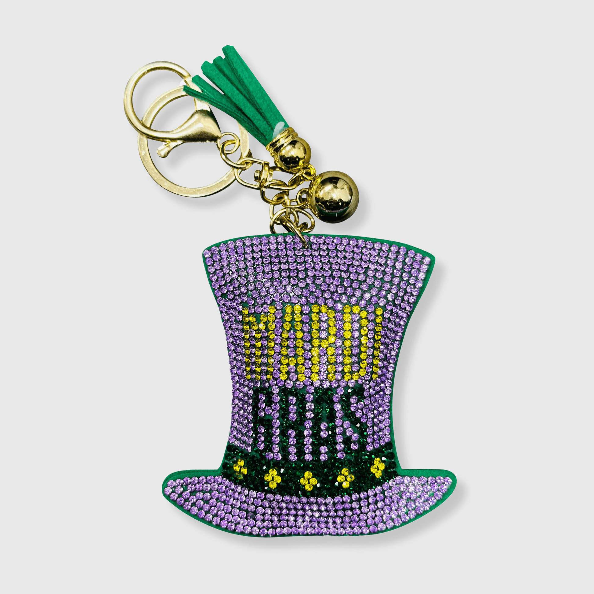 ILTEX Apparel Accessory KC1009 - Mardi Gras Top Hat Keychain