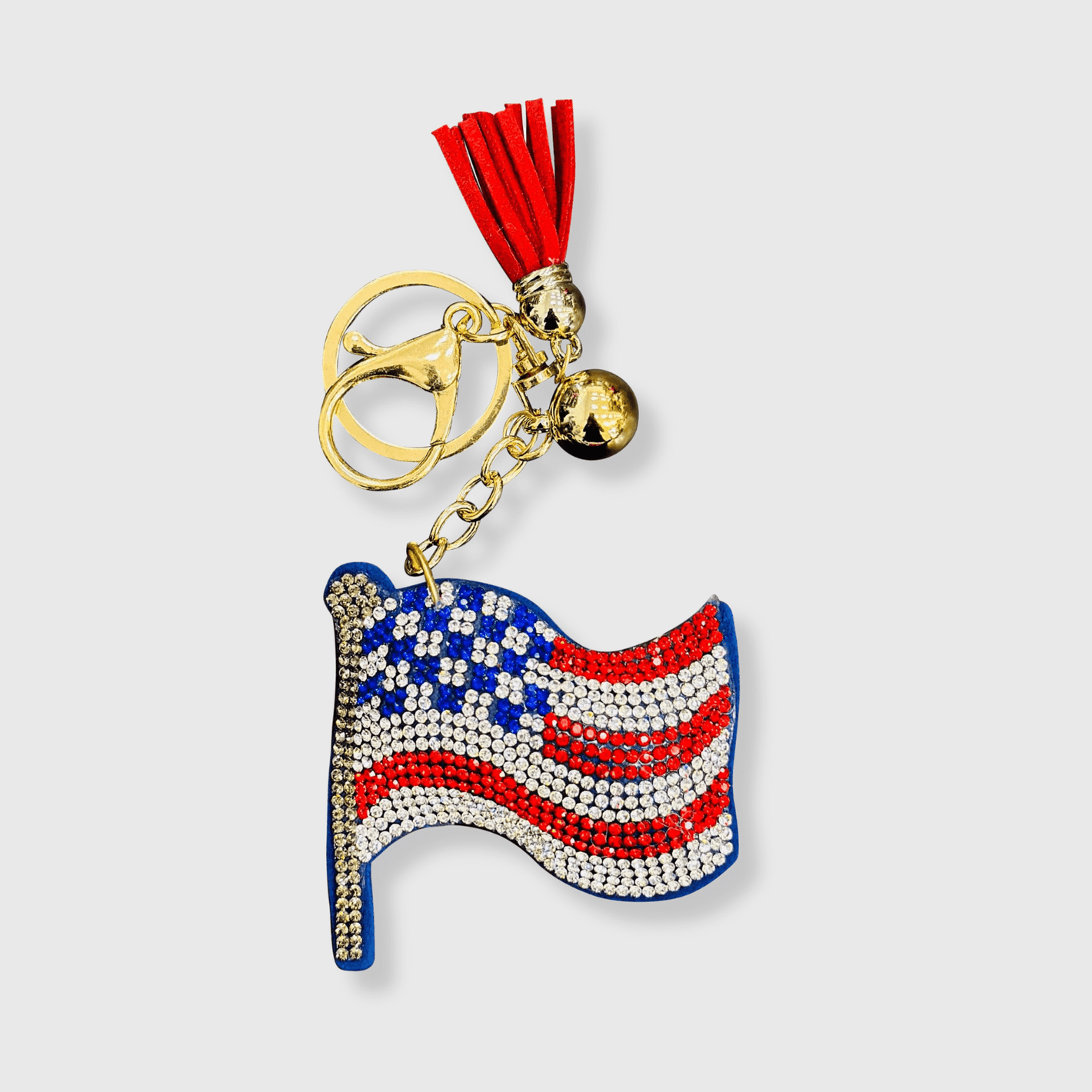 ILTEX Apparel Accessory Keychain - Fourth of July Flag