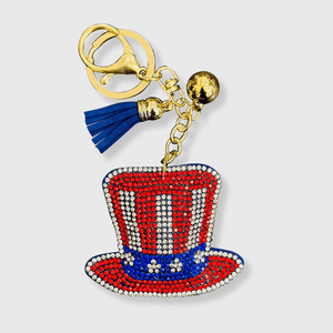 ILTEX Apparel Accessory Keychain - Fourth of July Hat