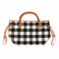 ILTEX Apparel Accessory Plaid Black Bag