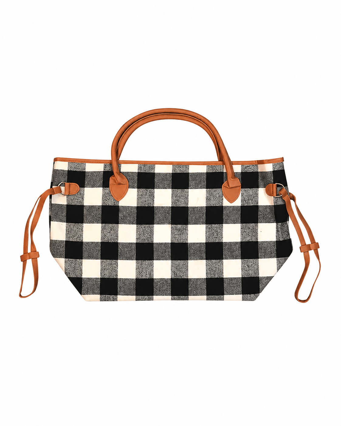 ILTEX Apparel Accessory Plaid Black Bag