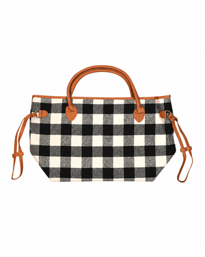 ILTEX Apparel Accessory Plaid Black Bag