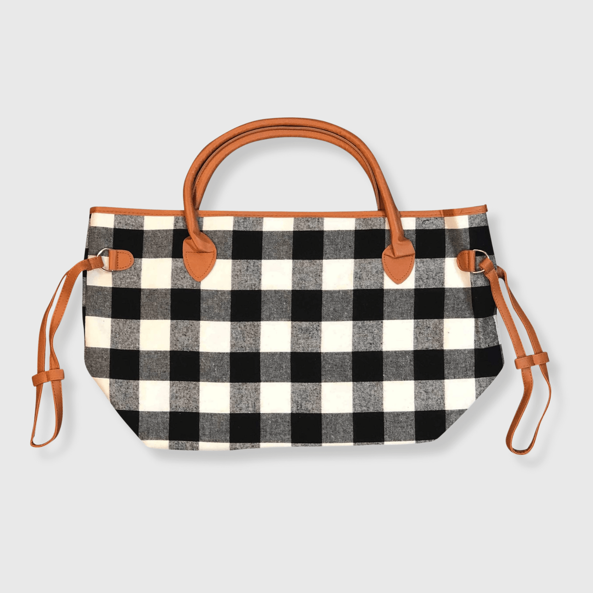 ILTEX Apparel Accessory Plaid Black Bag