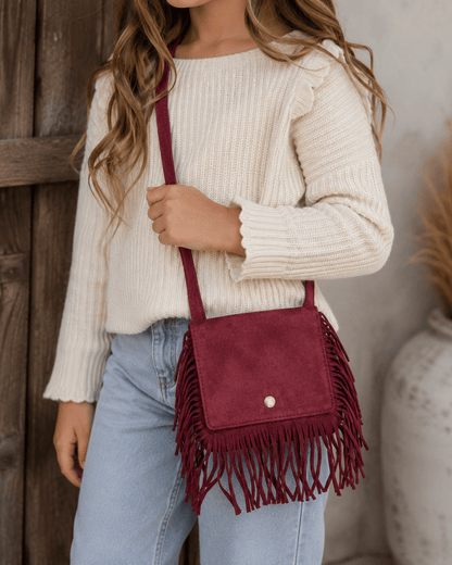 ILTEX Apparel Accessory Red Crossbody Plain Bag Kids