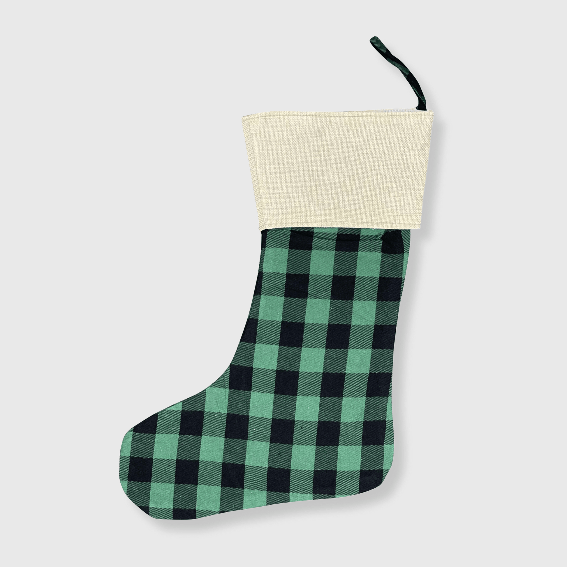 ILTEX Apparel Accessory Stocking - Green Plaid Full