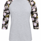 ILTEX Apparel Adult Clothing Baseball Camo Gray Polyester Top