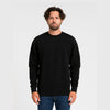 Adult Comfort Plain Fleece Sweatshirt - Black