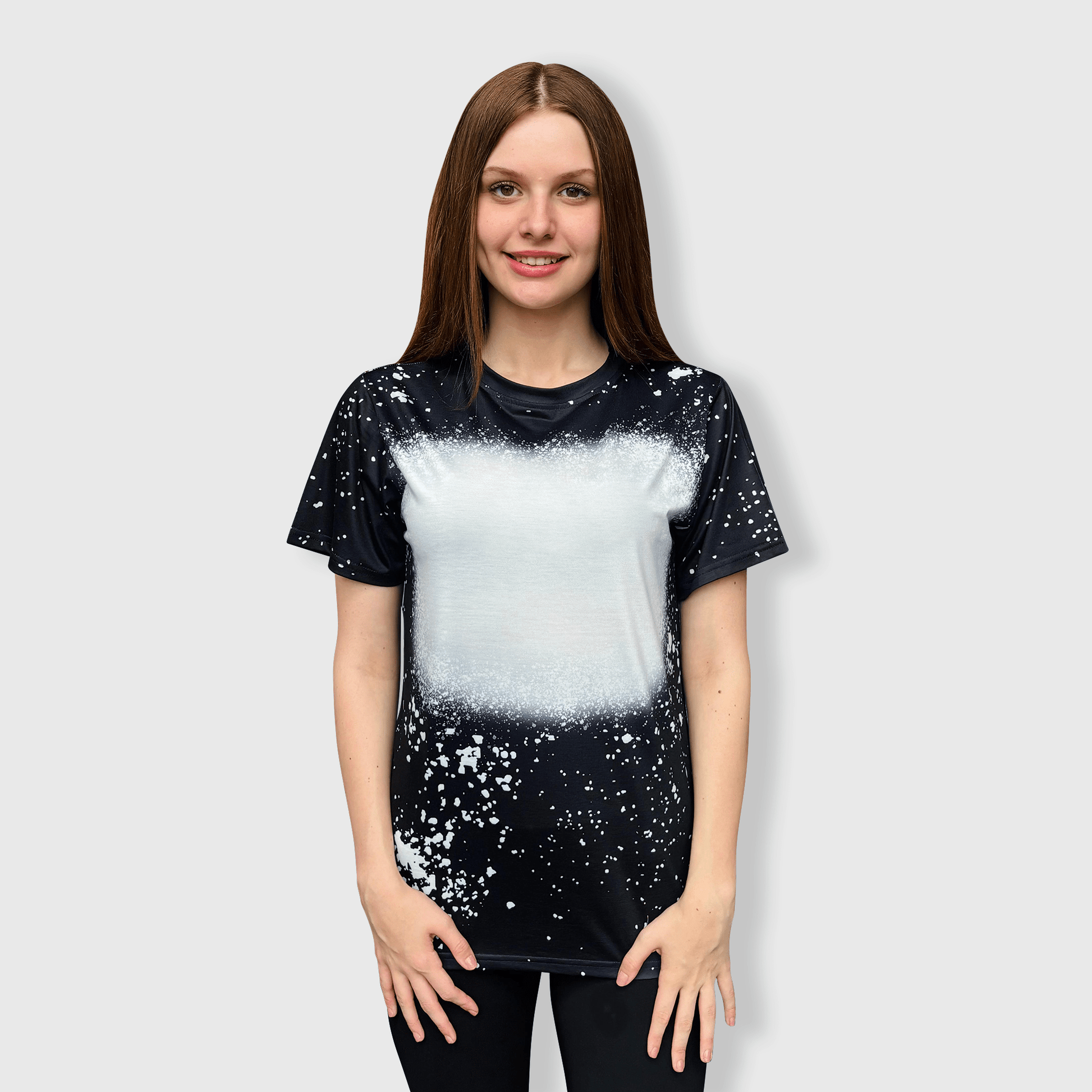 ILTEX Apparel Adult Clothing Black / Small FAUX Bleached Tees - Adult