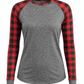 ILTEX Apparel Adult Clothing Buffalo Plaid Long Sleeves Cotton Top