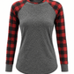 ILTEX Apparel Adult Clothing Buffalo Plaid Long Sleeves Top