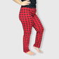 ILTEX Apparel Adult Clothing Buffalo Plaid Red Pajama Bottom Adult