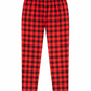 ILTEX Apparel Adult Clothing Buffalo Plaid Red Pajama Bottom Adult