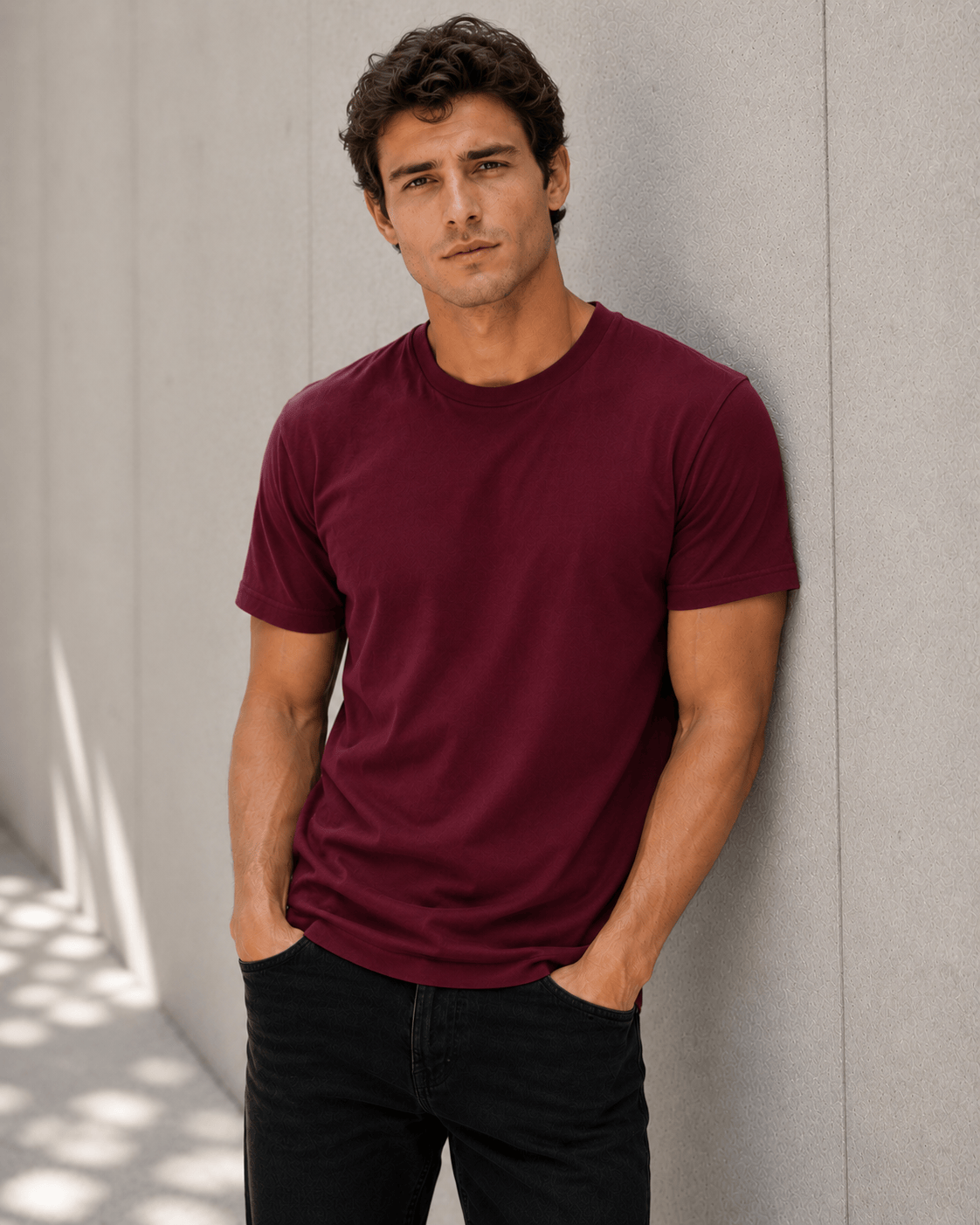 ILTEX Apparel Adult Clothing Burgundy / Small Adult Everyday Tee 100% Cotton | 501