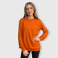 ILTEX Apparel Adult Clothing Burnt Orange / Small 100% Polyester Sweatshirt Cotton-Feel