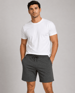 ILTEX Apparel Adult Clothing Charcoal / Medium Adult Basic Fleece Jogger Shorts