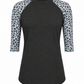 ILTEX Apparel Adult Clothing Cheetah Charcoal Green Polyester Top