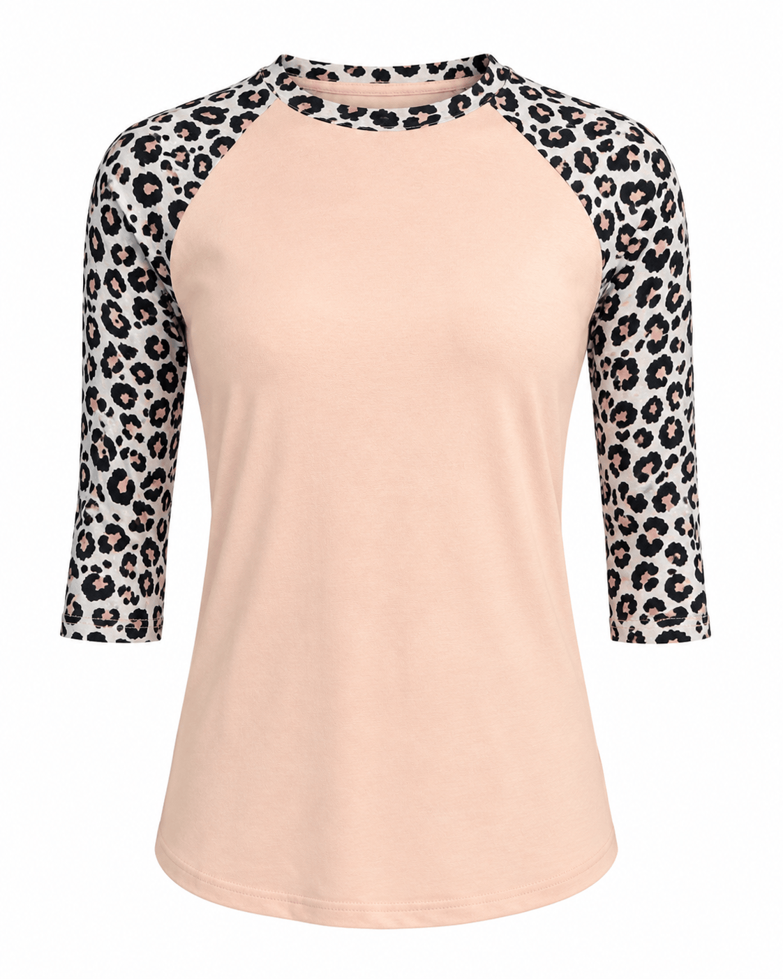 ILTEX Apparel Adult Clothing Cheetah Cream Polyester Top