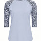 ILTEX Apparel Adult Clothing Cheetah Gray Black White Polyester Top