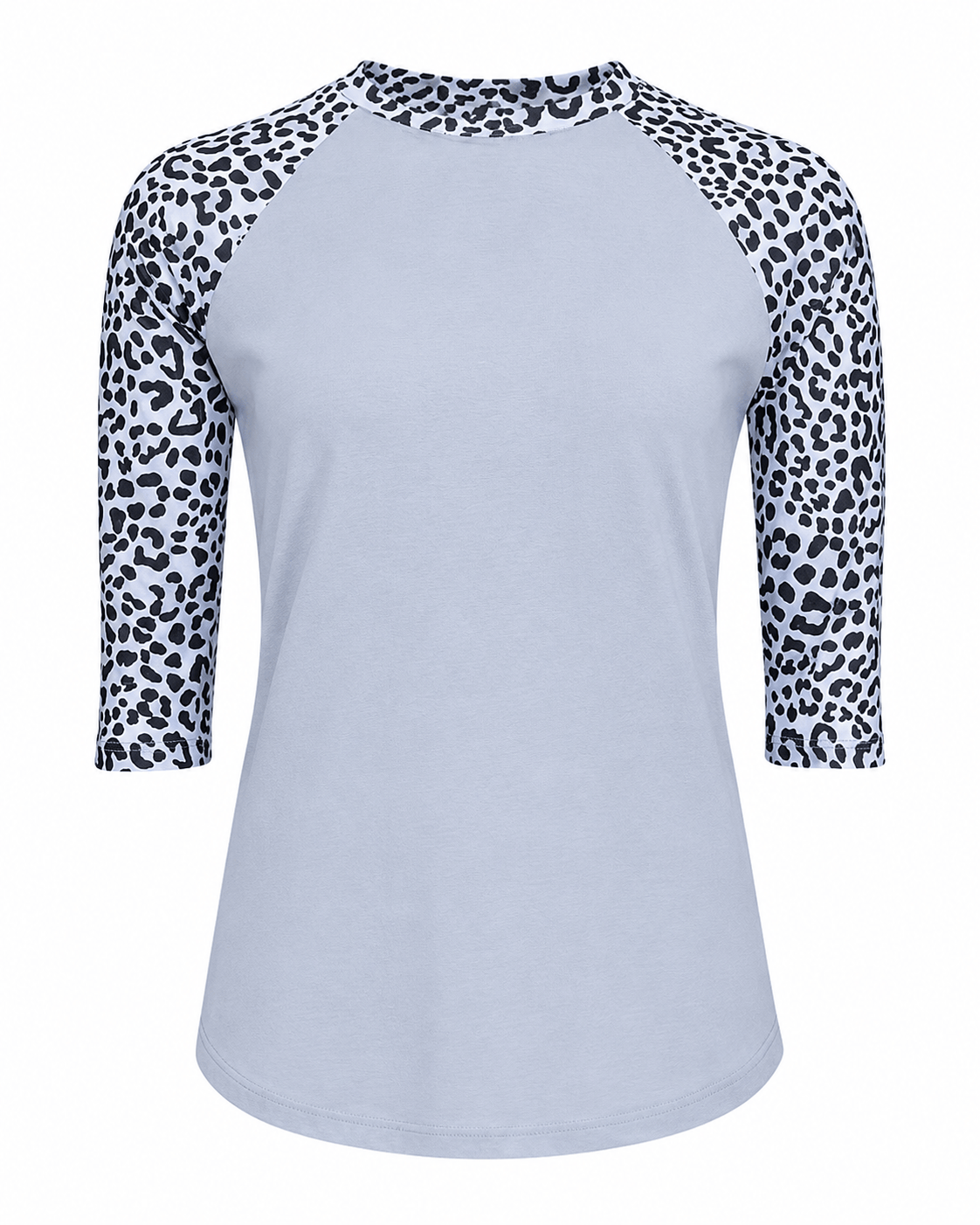 ILTEX Apparel Adult Clothing Cheetah Gray Black White Polyester Top