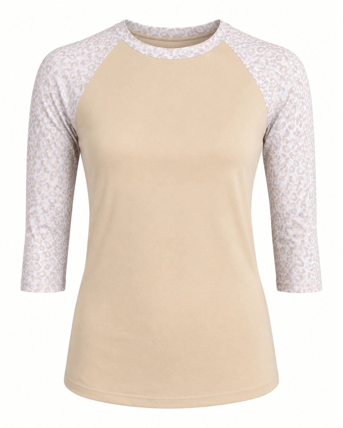 ILTEX Apparel Adult Clothing Cheetah Light Tan Polyester Top