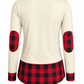 ILTEX Apparel Adult Clothing Color Block Beige Red Plaid Top