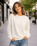ILTEX Apparel Adult Clothing Cream / Small Adult Cotton-Feel Polyester Sweatshirt | 17 Colors