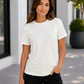 ILTEX Apparel Adult Clothing Cream / Small Adult Cotton-Feel Polyester Tee