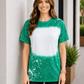 ILTEX Apparel Adult Clothing Dark Green / Small FAUX Bleached Tees - Adult