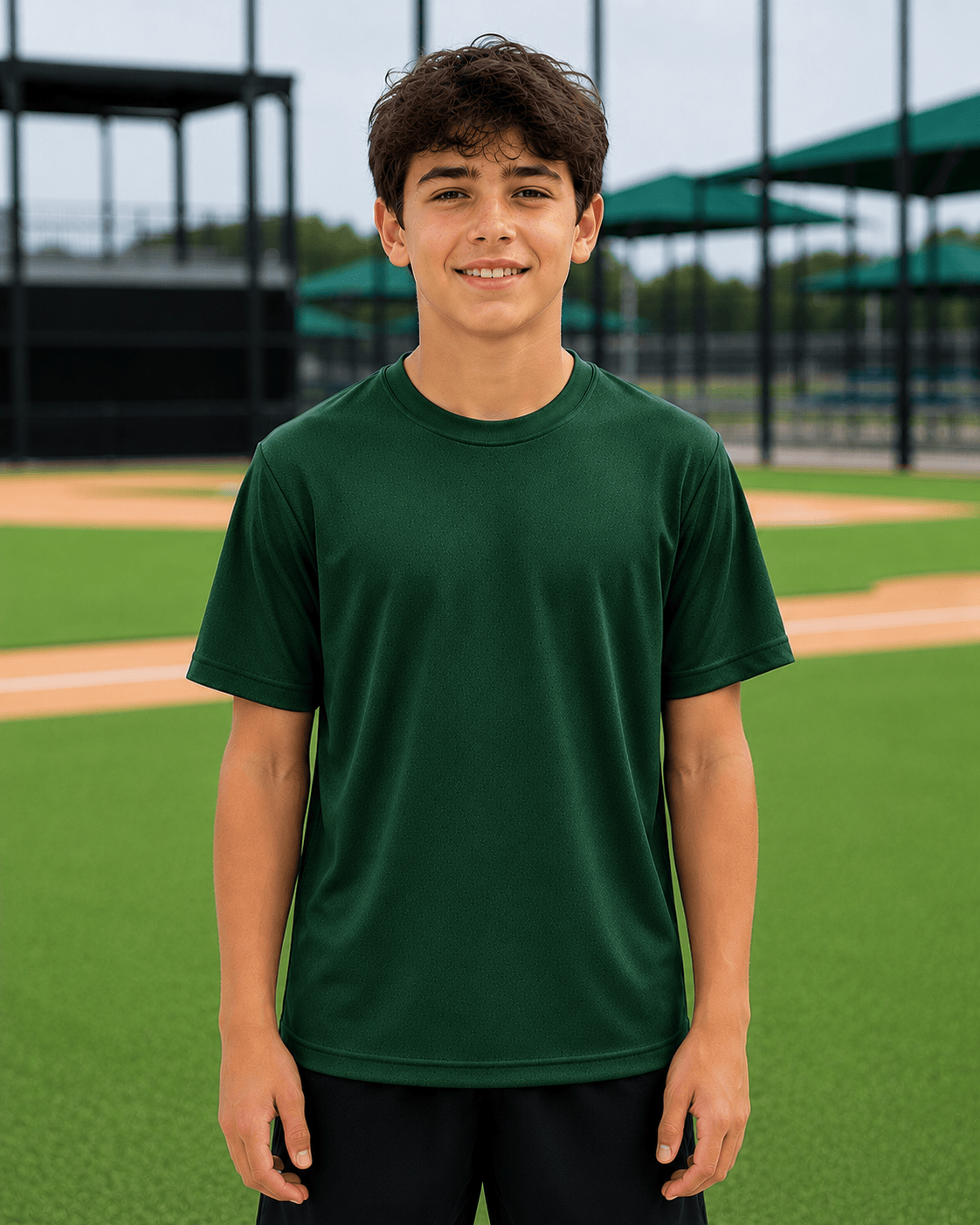 ILTEX Apparel Adult Clothing Dark Green / Y-XSmall Youth Dri-Fit Performance Tee