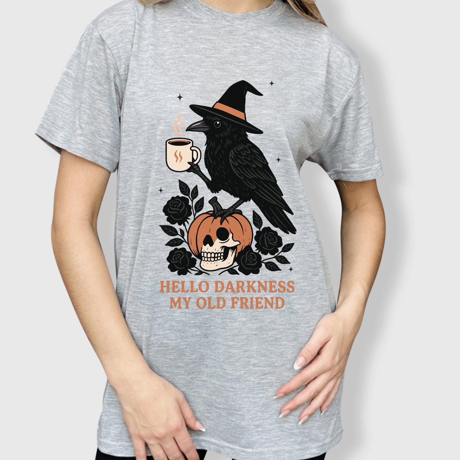 ILTEX Apparel Adult Clothing Dark Raven Halloween Tee - Halloween Tee