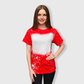 ILTEX Apparel Adult Clothing Dark Red / Small FAUX Bleached Tees - Adult