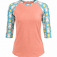 ILTEX Apparel Adult Clothing Easter Coral Bunny Egg Top